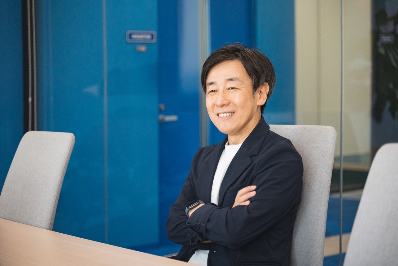 写真:代表の青野