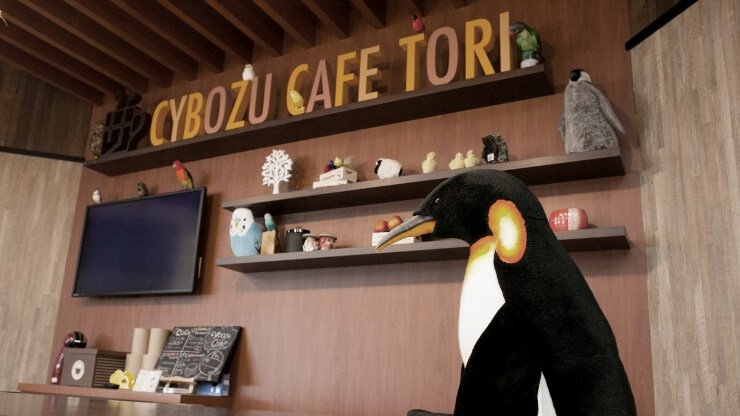 写真：東京オフィス（CYBOZU CAFE）