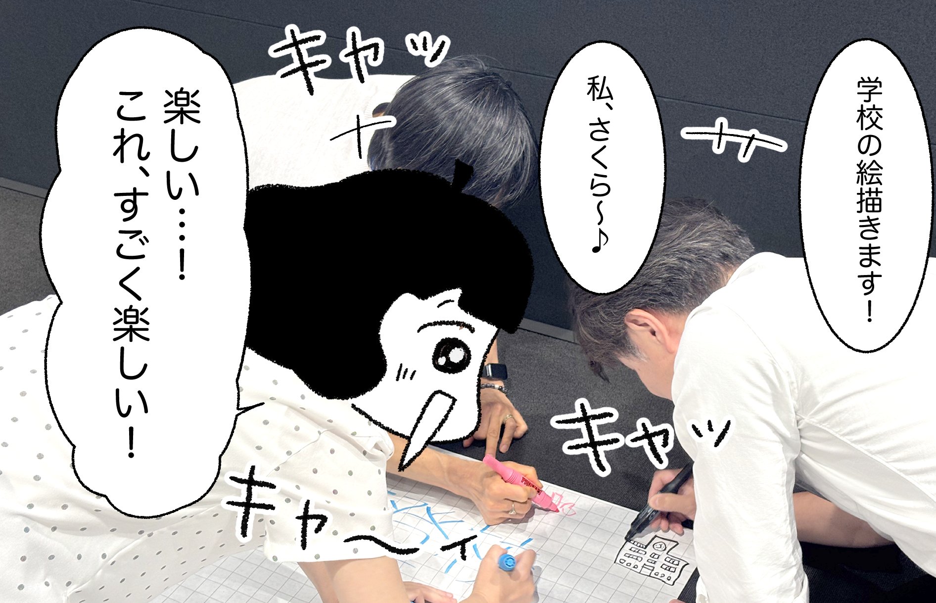 未来新聞制作中